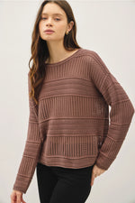 Fisherman Crochet Sweater