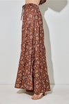 Printed Floral Maxi Skirt