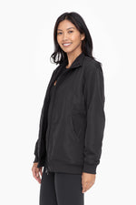 Water Resistant Satin Finish Oversized Jacket