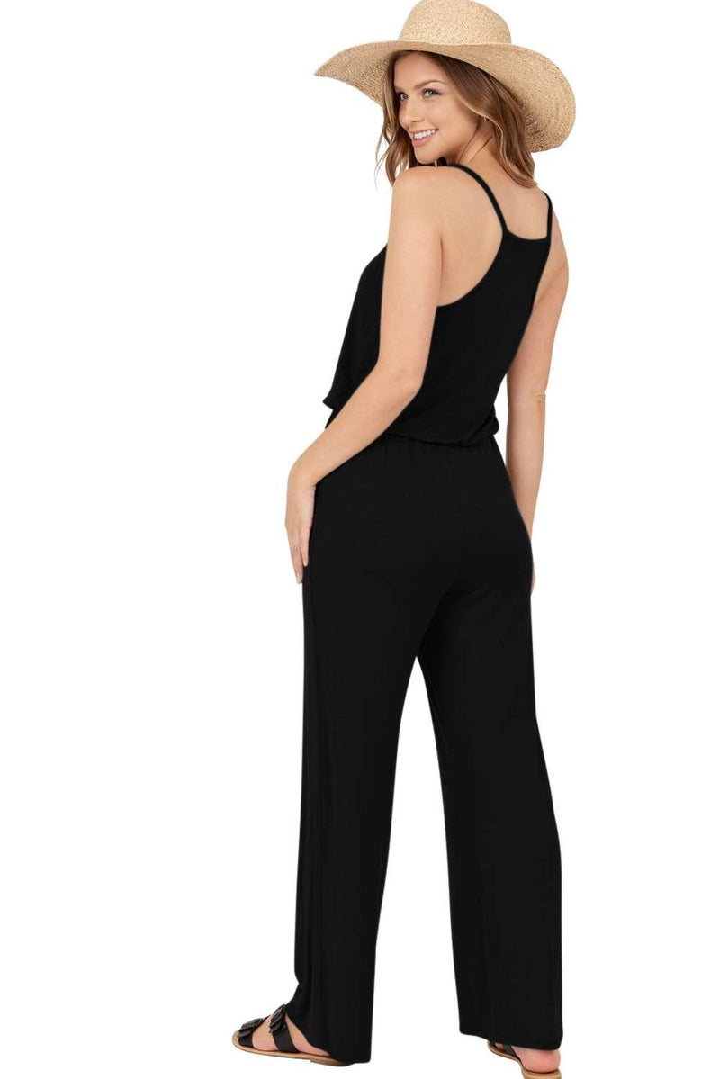 Spring's Coming Sleeveless Jumpsuit
