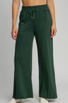 Full Size Drawstring Wide Leg Pants with Pockets