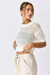 Alina Cropped Crochet Top