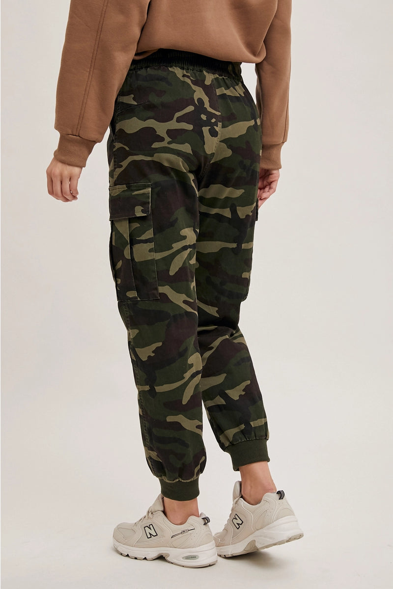 Camo Cargo Jogger Pants