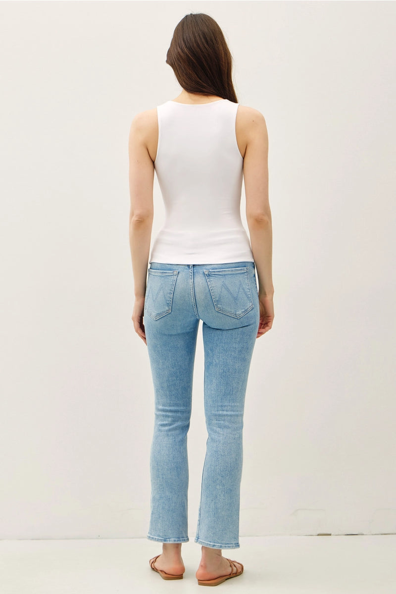 Soft Core-Double Lined Basic Square Neck Tank