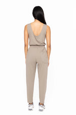 Loose Fit Poly-Blend Jumpsuit