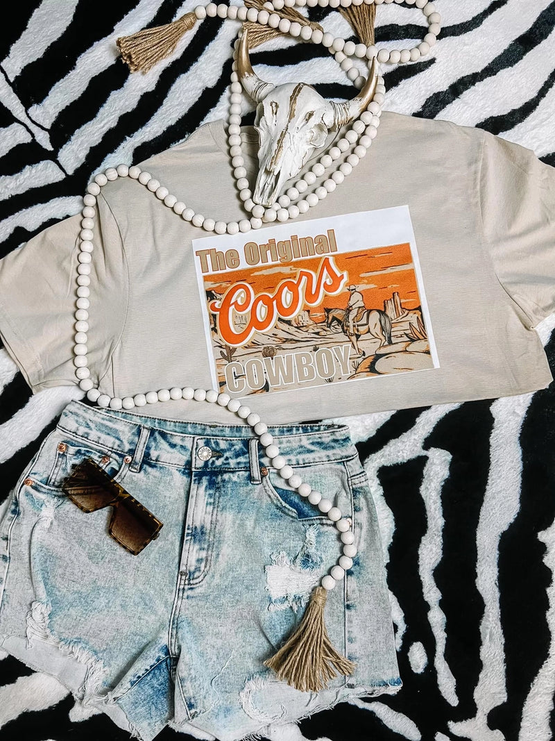 Neon Original Coors Cowboy Graphic Tee