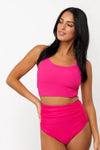 Hibiscus Double Strap Swim Top