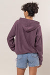 Brushed Long Sleeve Hoodie with Kangaroo Pocket