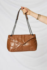 PU Leather Chain Handbag