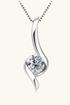 1 Carat Moissanite 925 Sterling Silver Necklace(PLEASE ALLOW 7-15 DAYS FOR ORDERING AND PROCESSING)