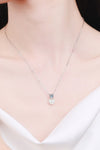 925 Sterling Silver Freshwater Pearl Moissanite Necklace ALLOW 5-12 BUSINESS DAYS FOR SHIPPING