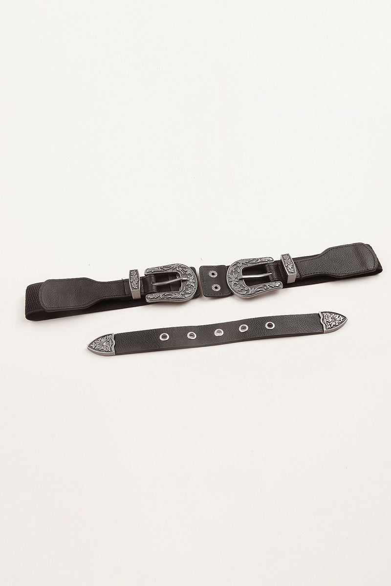 Symmetrical Zinc Alloy Buckle PU Leather Belt (PLEASE ALLOW 7-15 DAYS FOR SHIPPING AND PROCESSING)
