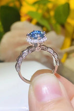 925 Sterling Silver 1 Carat Moissanite Cluster Ring(PLEASE ALLOW 5-14 DAYS FOR PROCESSING AND SHIPPING)