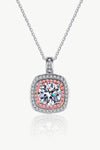 Moissanite Geometric Pendant Necklace ALLOW 5-12 BUSINESS DAYS FOR SHIPPING