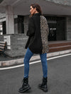 Collared Neck Contrast Color Dropped Shoulder Shirt (PLEASE ALLOW 7-15 DAYS FOR SHIPPING AND PROCESSING)