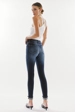 KanCan High Rise Button Down Skinny jeans