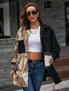 Collared Neck Contrast Color Dropped Shoulder Shirt (PLEASE ALLOW 7-15 DAYS FOR SHIPPING AND PROCESSING)
