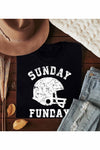 Sunday Funday Football Graphic Tee