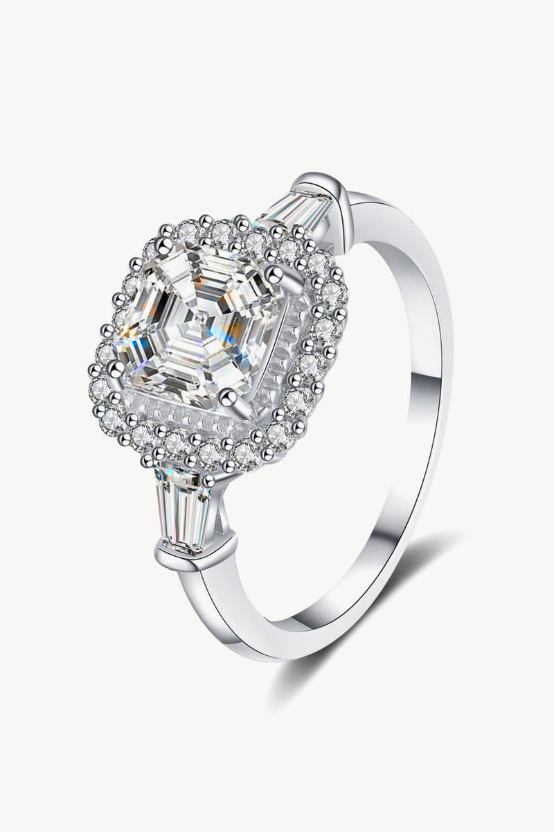 So Much Shine 2 Carat Moissanite Sterling Silver Ring ALLOW 5-12 BUSINESS DAYS FOR SHIPPING