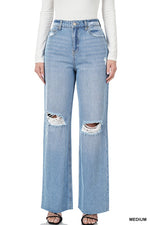 Zenana High-Rise Wide Leg Jeans