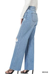 Zenana High-Rise Wide Leg Jeans