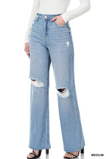 Zenana High-Rise Wide Leg Jeans