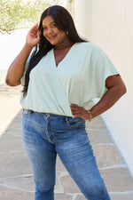 On The Daily Full Size Surplice Bodysuit