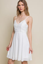 Crochet Lace Skater Dress