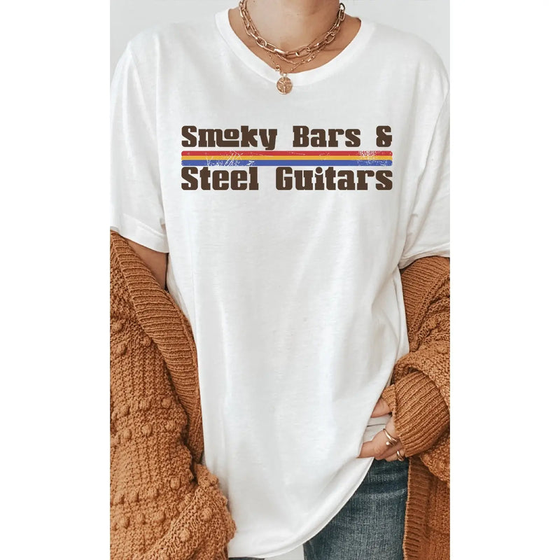 Smokey Bars & Steel Guitars Graphic Tee