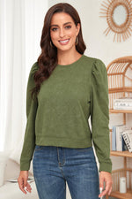 Round Neck Long Sleeve Sweater