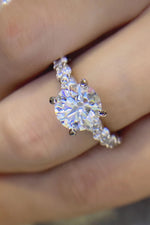 Moissanite Heart Rings ALLOW 5-12 BUSINESS DAYS FOR SHIPPING