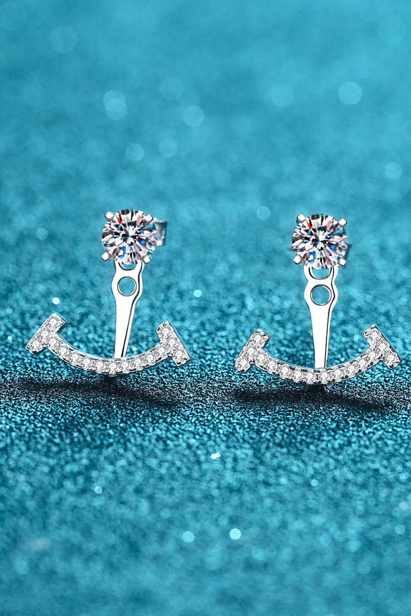 Two Ways To Wear Moissanite Earrings ALLOW 5-12 BUSINESS DAYS FOR SHIPPING
