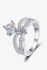 Moissanite Heart Rings ALLOW 5-12 BUSINESS DAYS FOR SHIPPING