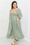 Lovely Day Full Size Midi Dress