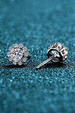 Moissanite Floral-Shaped Stud Earrings ALLOW 5-12 BUSINESS DAYS FOR SHIPPING