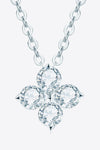 Moissanite Four Leaf Clover Pendant Necklace(ALLOW 5-15 BUSINESS DAYS FOR PROCESSING AND SHIPPING)