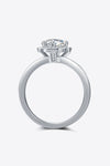 1 Carat Moissanite 925 Sterling Silver Halo Ring(PLEASE ALLOW 7-14 BUSINESS DAYS FOR PROCESSING AND SHIPPING)