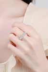 Romantic Surprise 2 Carat Moissanite Rhodium-Plated Ring ALLOW 5-12 BUSINESS DAYS FOR SHIPPING