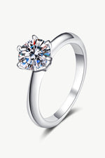 1.5 Carat Moissanite Adjustable Ring ALLOW 5-12 BUSINESS DAYS FOR SHIPPING