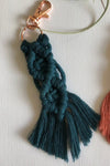 Assorted 4-Pack Macrame Fringe Keychain (ALLOW 5-15 DAYS FOR PROCESSING AND SHIPPING)