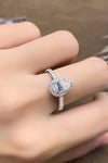 2 Carat Moissanite Teardrop Cluster Ring ALLOW 5-12 BUSINESS DAYS FOR SHIPPING