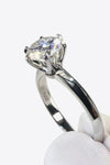 925 Sterling Silver 3 Carat Moissanite 6-Prong Ring ALLOW 5-12 BUSINESS DAYS FOR SHIPPING