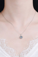 925 Sterling Silver Moissanite Pendant Necklace ALLOW 5-12 BUSINESS DAYS FOR SHIPPING