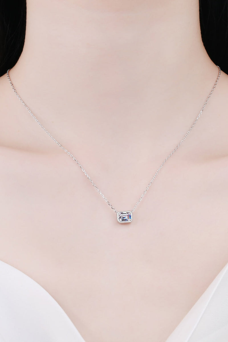 Beautiful Words 1 Carat Moissanite Pendant Necklace ALLOW 5-12 BUSINESS DAYS FOR SHIPPING