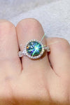 2 Carat Moissanite Emerald Green Ring ALLOW 5-12 BUSINESS DAYS FOR SHIPPING