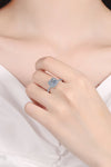 Square Moissanite Ring ALLOW 5-12 BUSINESS DAYS FOR SHIPPING