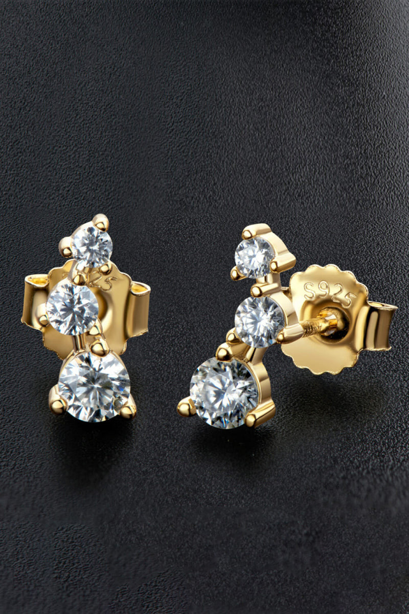 Your Way Moissanite Stud Earrings(PLEASE ALLOW 5-14 DAYS FOR PROCESSING AND SHIPPING)