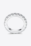 2.3 Carat Moissanite 925 Sterling Silver Eternity Ring(PLEASE ALLOW 7-14 BUSINESS DAYS FOR PROCESSING AND SHIPPING)