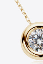 1 Carat Moissanite Pendant 925 Sterling Silver Necklace(PLEASE ALLOW 5-14 DAYS FOR PROCESSING AND SHIPPING)