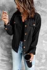 Corduroy Long Sleeve Jacket(ARRIVES IN 5-10 BUSINESS DAYS)